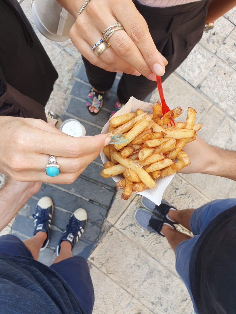 מלך הצ׳יפס. ירושלים. צילום: דביר בר