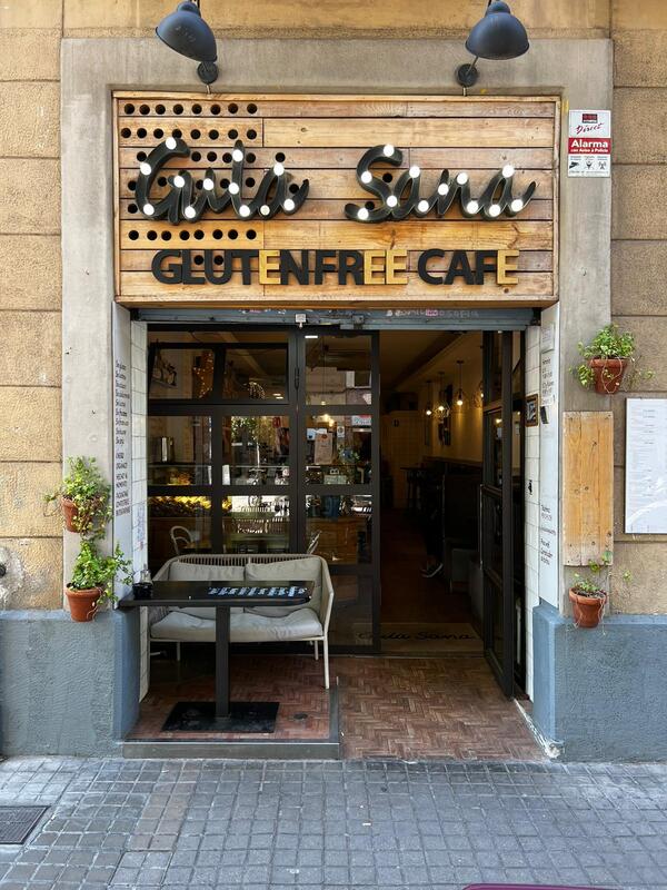 בית קפה ללא גלוטן בברצלונה. צילום: תמי שכנאי